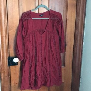 Red American Eagle dress